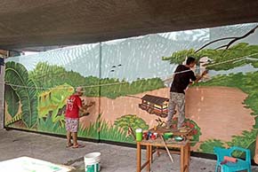 Mural “El valor de libertad”